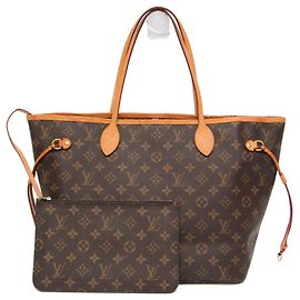 Sac cabas Louis Vuitton Monogram Neverfull MM en Brown