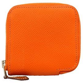 Hermès Cartera/Monedero largo de seda Hermes Azap
