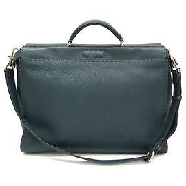 Fendi Selleria Peekaboo 7VA388 Document Case Schultertasche
