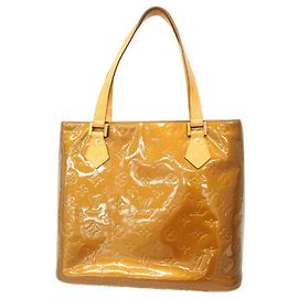 Louis Vuitton Vernis Houston Tote Bag M91122 Bronze