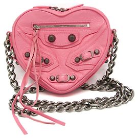 Borsa a tracolla Balenciaga Le Cagol Heart Chain