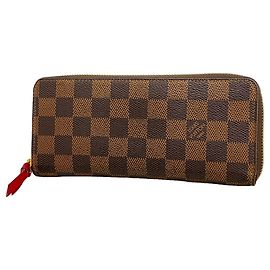 Louis Vuitton Damier Portefeuille Clemence Long Wallet