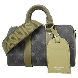 Sac à main Louis Vuitton Monogram Eclipse Keepall Bandoulière 25