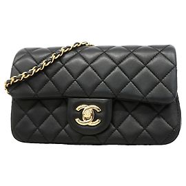 Borsa a tracolla con catena Chanel Mini Matelassé