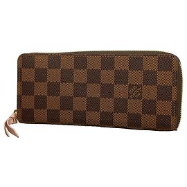 Louis Vuitton Damier Portefeuille Clemence Long Wallet