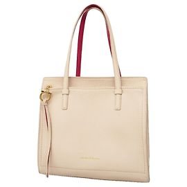 Borsa Tote Salvatore Ferragamo Beige e Rosa