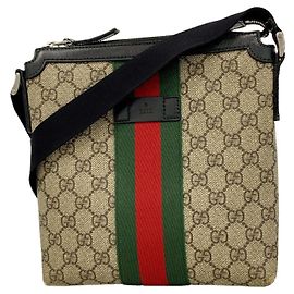 Borsa a tracolla Gucci GG Supreme Sherry Line