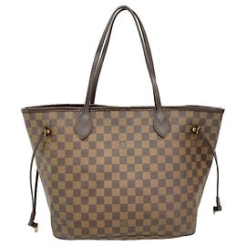 Louis Vuitton Damier Neverfull MM Tote Bag