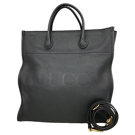 Borsa Tote Gucci in pelle nera