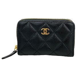 Portafoglio/Portamonete Chanel Matelassé Caviar Leather