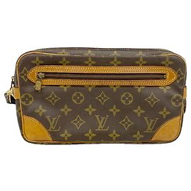 Borsa a pochette Louis Vuitton Monogram Marly Dragonne GM