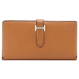 Hermès Cartera larga bi-fold Hermes Bearn Soufflé