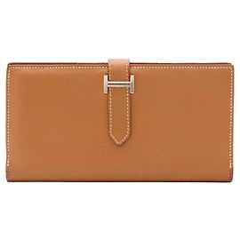 Hermès Portafoglio lungo bi-fold Hermes Bearn Soufflé