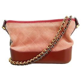 Chanel Gabrielle Schultertasche aus Wildleder
