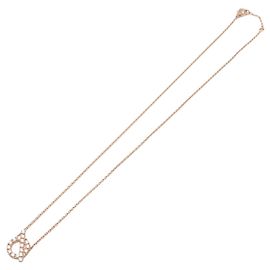 Hermès Colgante Hermes Finesse Oro Rosa 18K y Diamantes