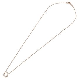 Pendentif Open Circle Tiffany & Co. en or rose 18K avec diamants Small