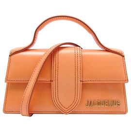BORSA A MANO JACQUEMUS LE BAMBINO 213BA006 PELLE ARANCIONE BORSA A TRACCOLLA