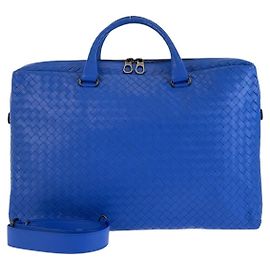 Bottega Veneta Aktentasche aus Intrecciato-Leder