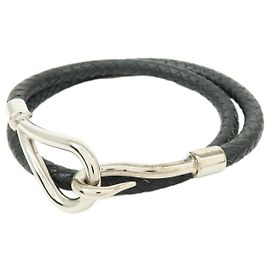 Hermès Hermes Jumbo Hook Double Tour Cuir et Métal