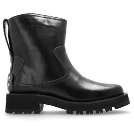 Ganni Bottines en cuir éco leather