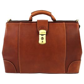 Autre Marque Bolsa de médico business em couro legítimo Red Bridge