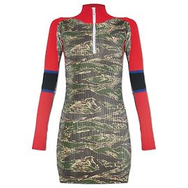 Diesel M-CAMOK Camouflage Bodycon Mini Dress