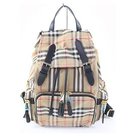 Burberry Nova Check Polyamide Backpack
