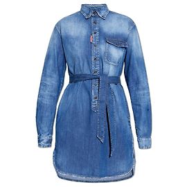 Dsquared2 Jeanshemdkleid blau