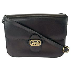 Céline Bolso de hombro de piel Horse Carriage Celine