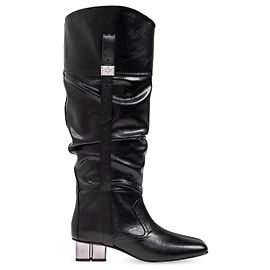 Ganni Bottines à talons `Slouchy`