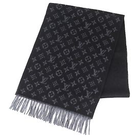 Louis Vuitton Monogram Gradient Cashmere Wool Scarf