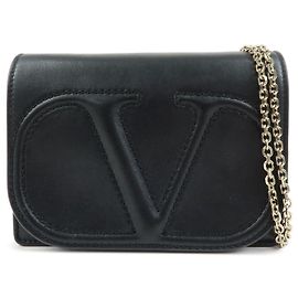 Valentino Garavani VLogo Full Flap Chain Leather