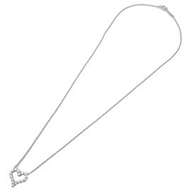 Tiffany & Co. Herz-Anhänger aus Platin mit Diamanten Mini