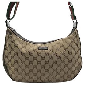 Borsa a spalla Gucci GG Jacquard Hobo