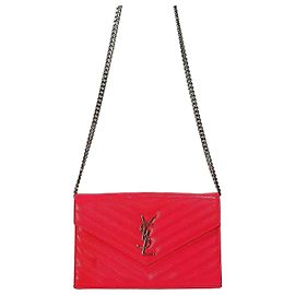 Autre Marque Borsa crossbody a catena in vernice Monogram