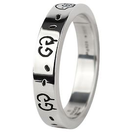 Gucci Bague Ghost en Argent Sterling Taille (Reçu du Grand Magasin)