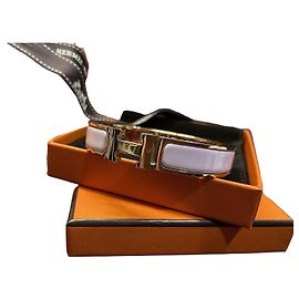 Hermès Clickash Rose Gold Armband Rosa