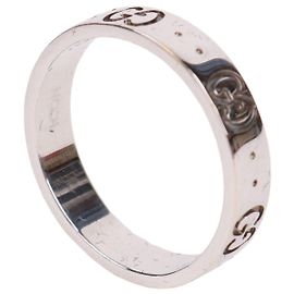 Gucci Icon Ring aus Weißgold Größe für Damen