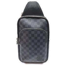 Louis Vuitton Borsa a tracolla Avenue in Canvas Damier Graphite