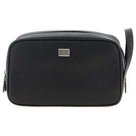 Dolce & Gabbana Portafoglio in pelle di vitello nera