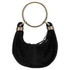 Chloé  mala de pele de cabra preta