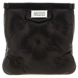 Maison Martin Margiela Bolsa crossbody em lambskin preta