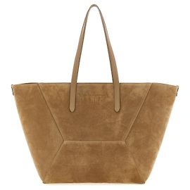 Brunello Cucinelli Borsa a tracolla in vitello marrone