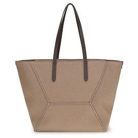 Brunello Cucinelli Borsa a tracolla in cotone beige