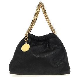 Stella Mc Cartney Bolsa crossbody de poliéster preta
