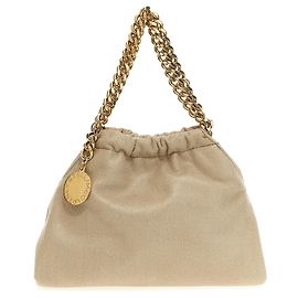 Stella Mc Cartney Borsa a tracolla in poliestere beige