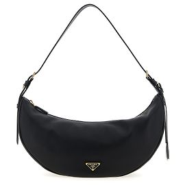 Prada Borsa a tracolla in vitello nero