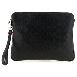 Gucci Borsa crossbody in pelle di vitello nera