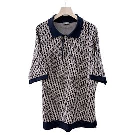 Dior Camiseta Polo de punto jacquard Oblique Grade/XL]