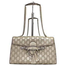 Gucci Borsa a catena Sima Horsebit Gold